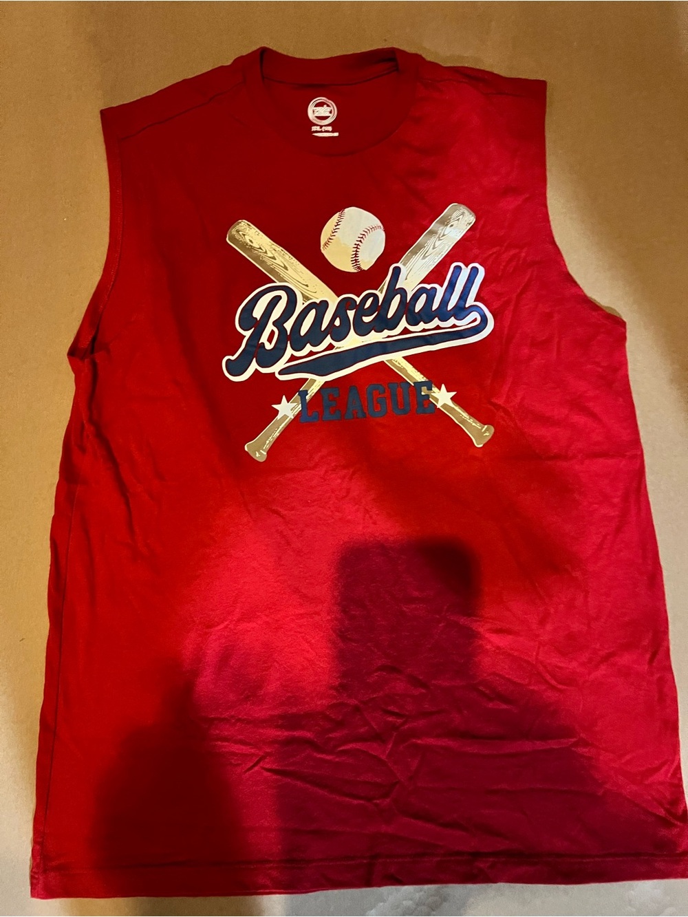 wonder nation Red Baseball League Sleeveless Top